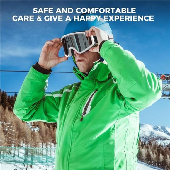 Findway OTG Ski Goggles, snow/Snowboard Goggles for Men, Women Youth [Upgraded] - Picture 2 of 8
